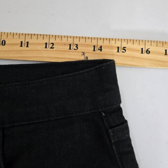 Zara Slim Straight Jeans 8 Black NWT - Picture 7 of 9